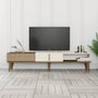 Hanah Home Milan Alt - Nogal y Crema